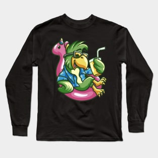 PARROT RELAXING Long Sleeve T-Shirt